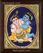 Balaram Krishna Tanjore Painting