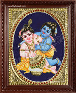 Balaram Krishna Tanjore Painting
