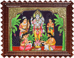 Sathyanarayana Tanjore Painting