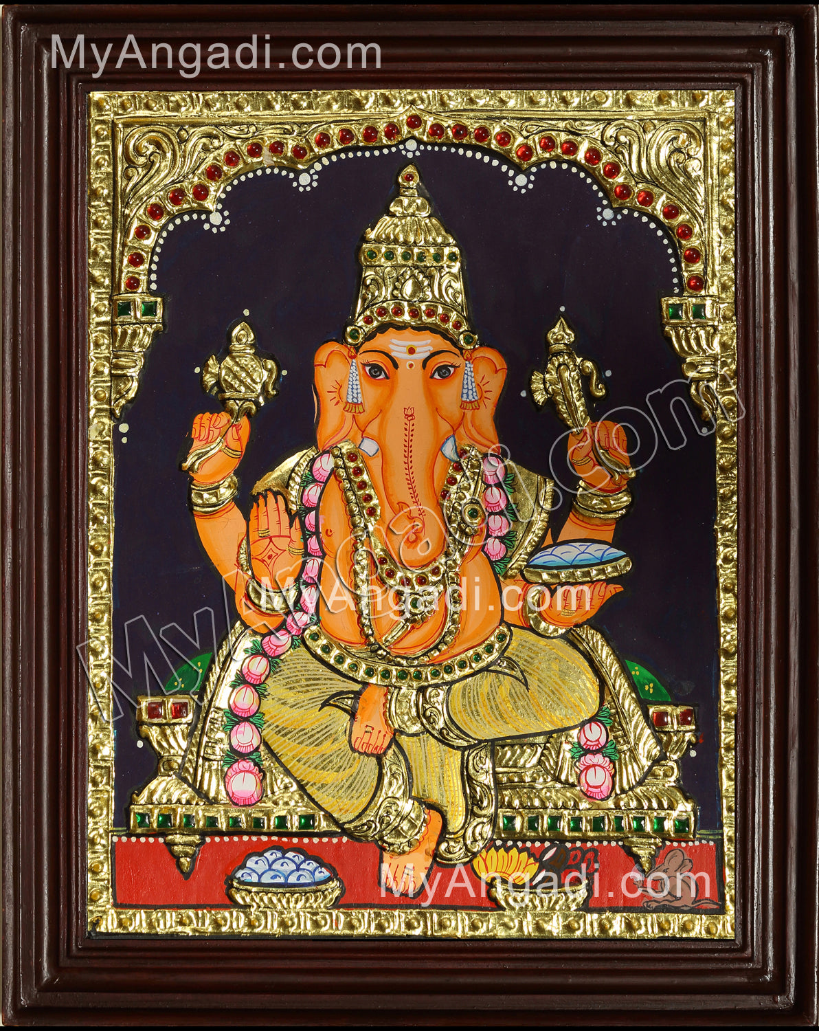 Ganesha Tanjore Painting