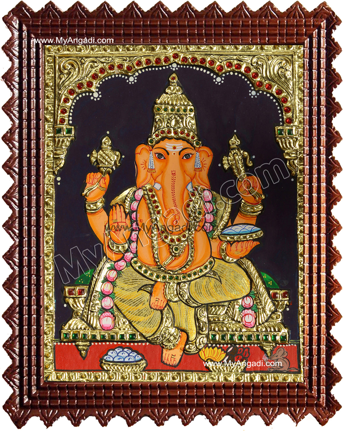 Ganesha Tanjore Painting