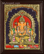 Ganesha Tanjore Painting