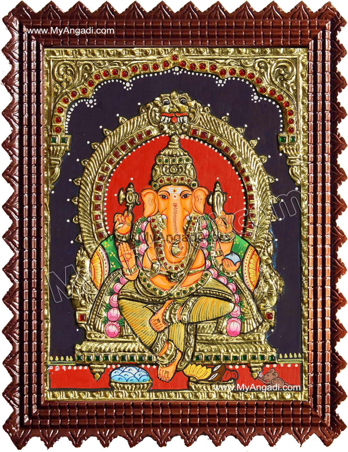 Ganesha Tanjore Painting