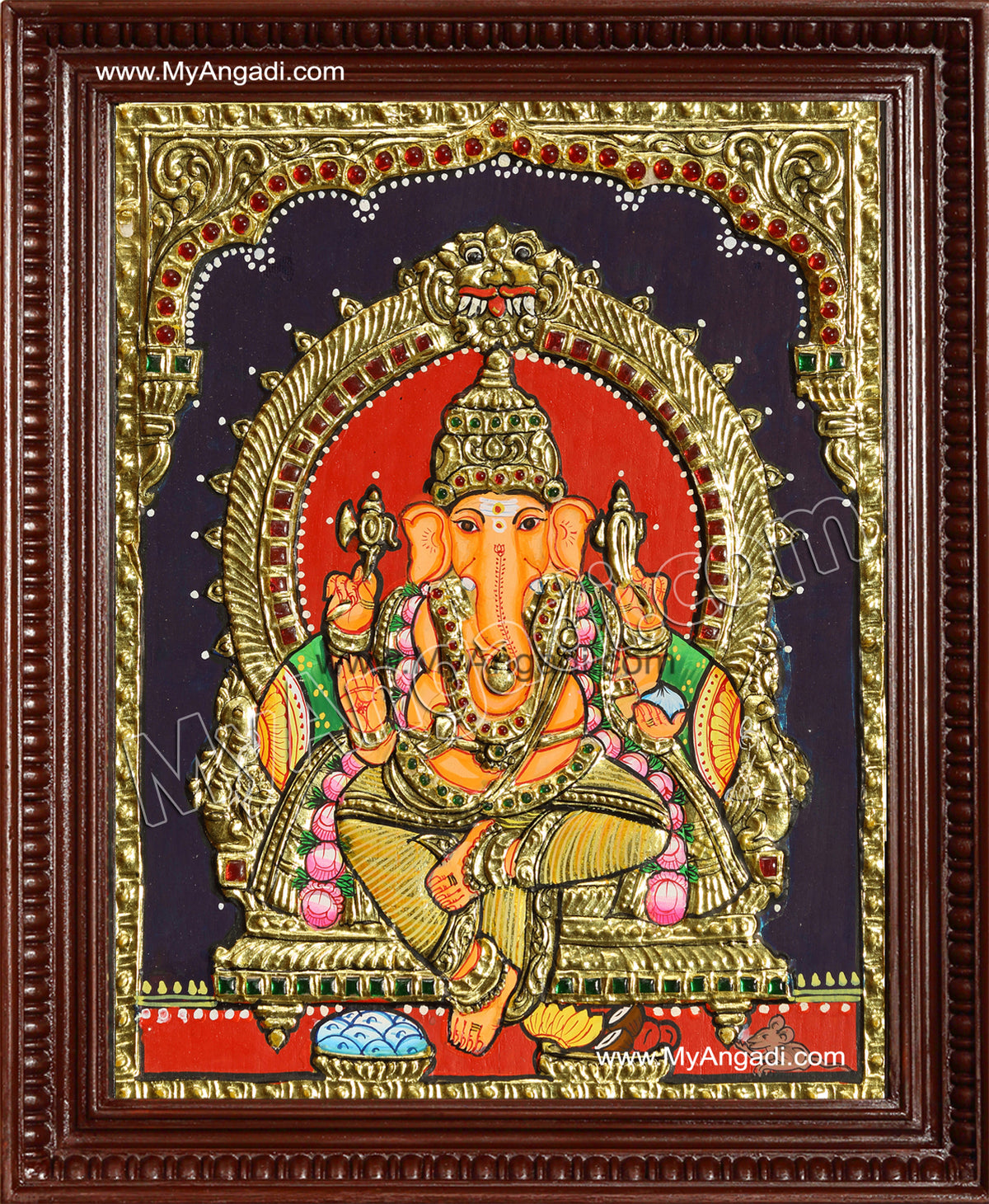 Ganesha Tanjore Painting