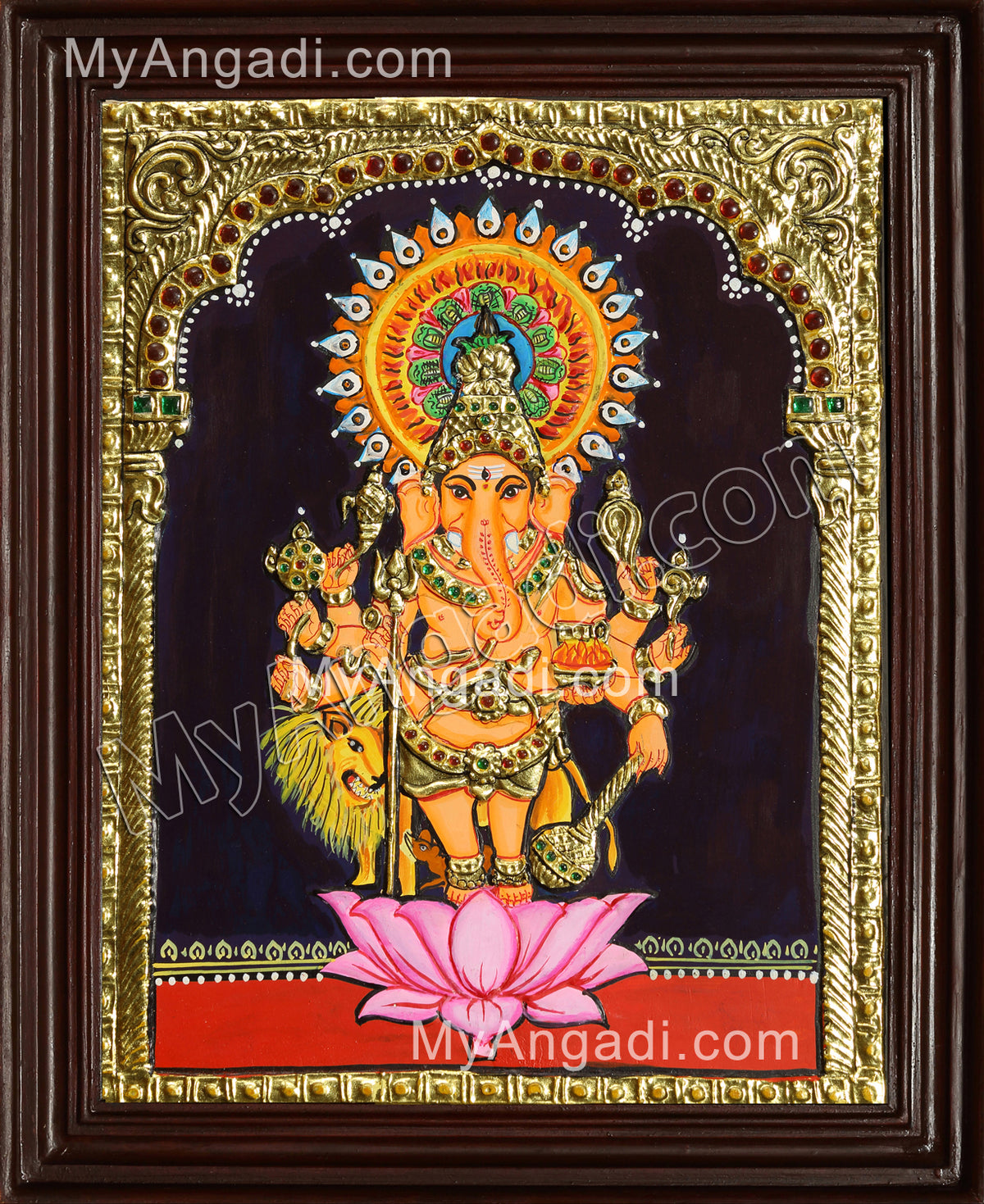 Ganesha Tanjore Painting