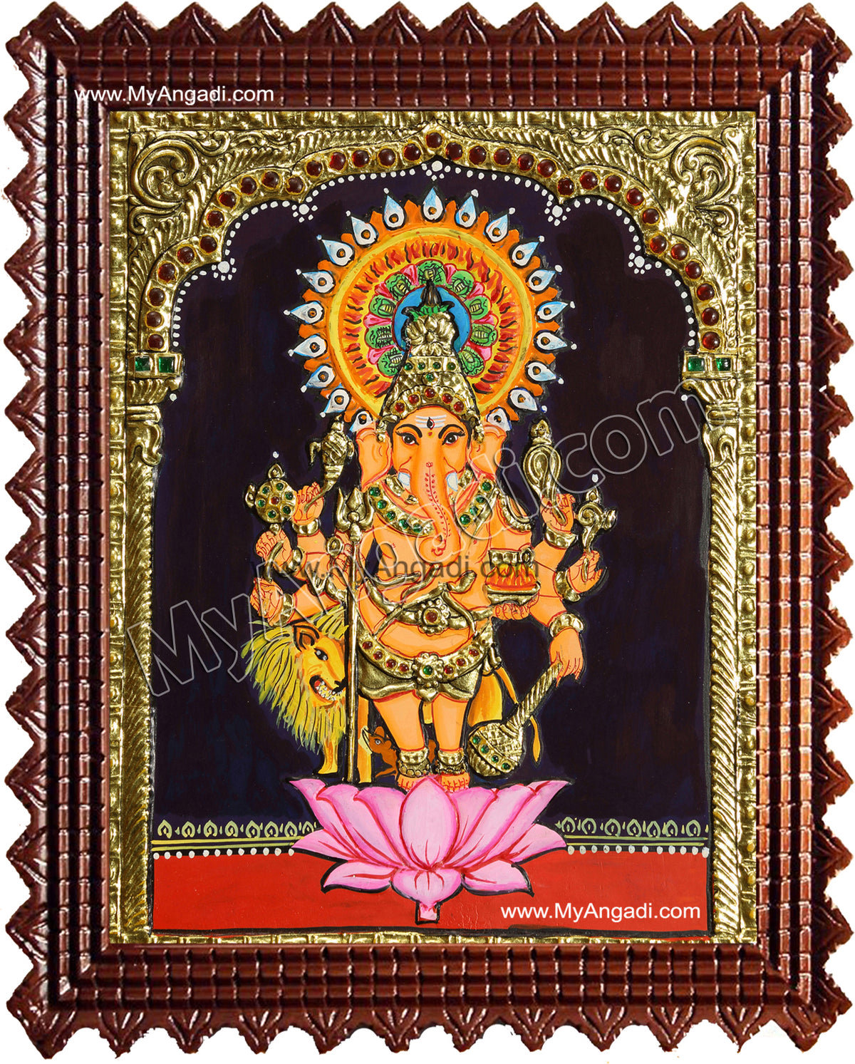 Ganesha Tanjore Painting