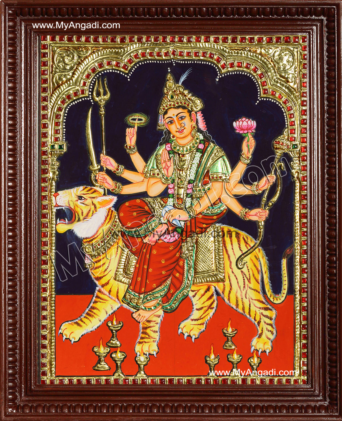 Durgai Tanjore Painting