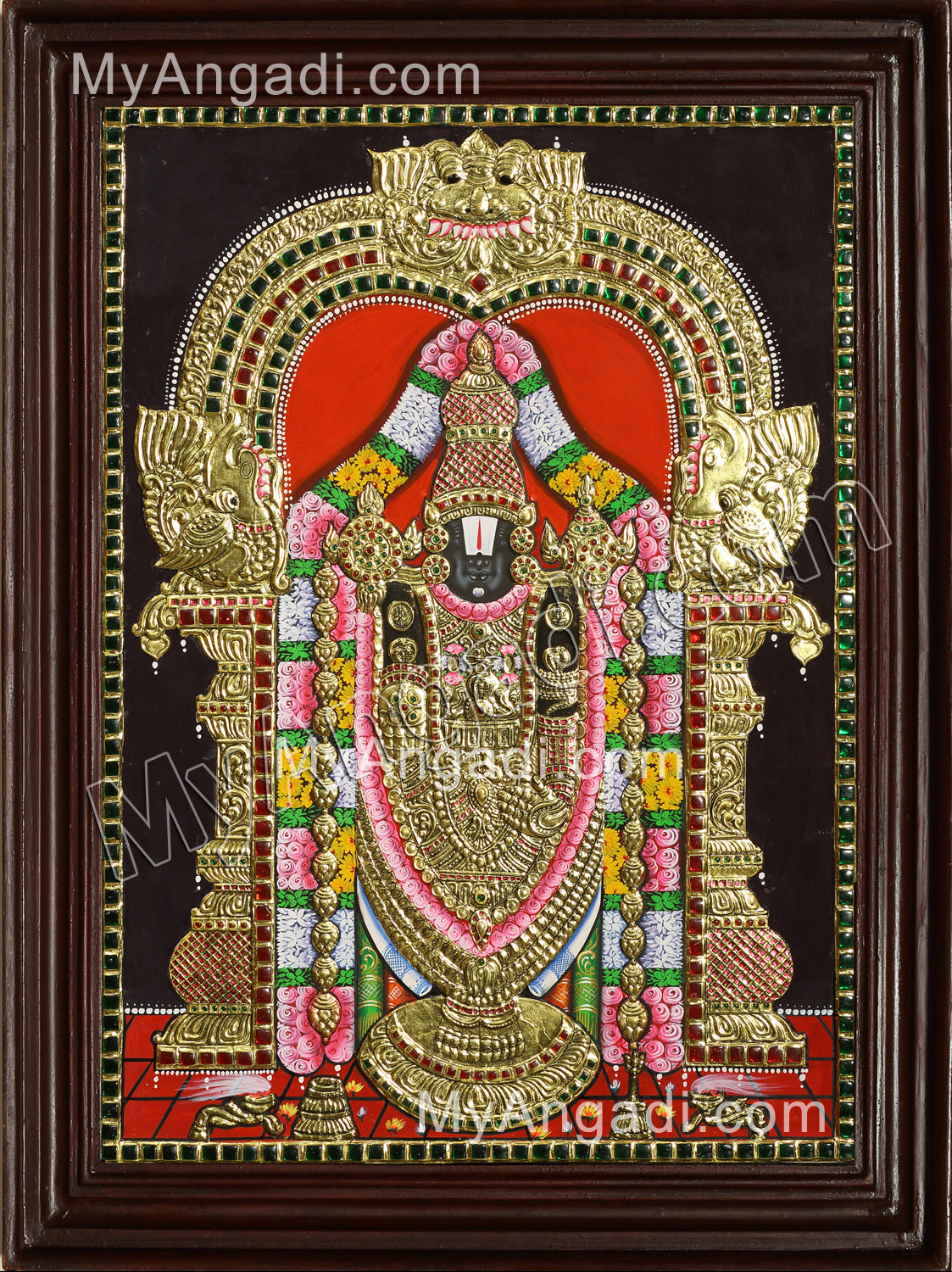 Thirupathi Venkatachalapathi Tanjore Painting