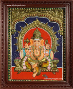 Ganesha Tanjore Painting