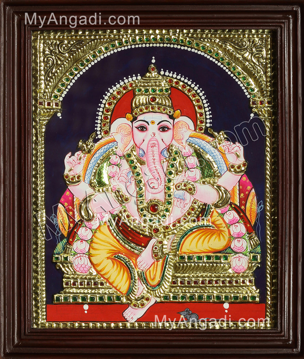 Ganesha Tanjore Painting