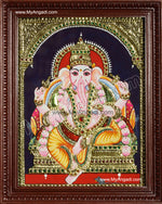 Ganesha Tanjore Painting