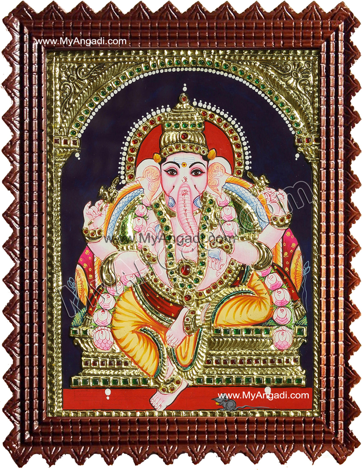 Ganesha Tanjore Painting