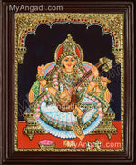 Saraswathi Tanjore Painting