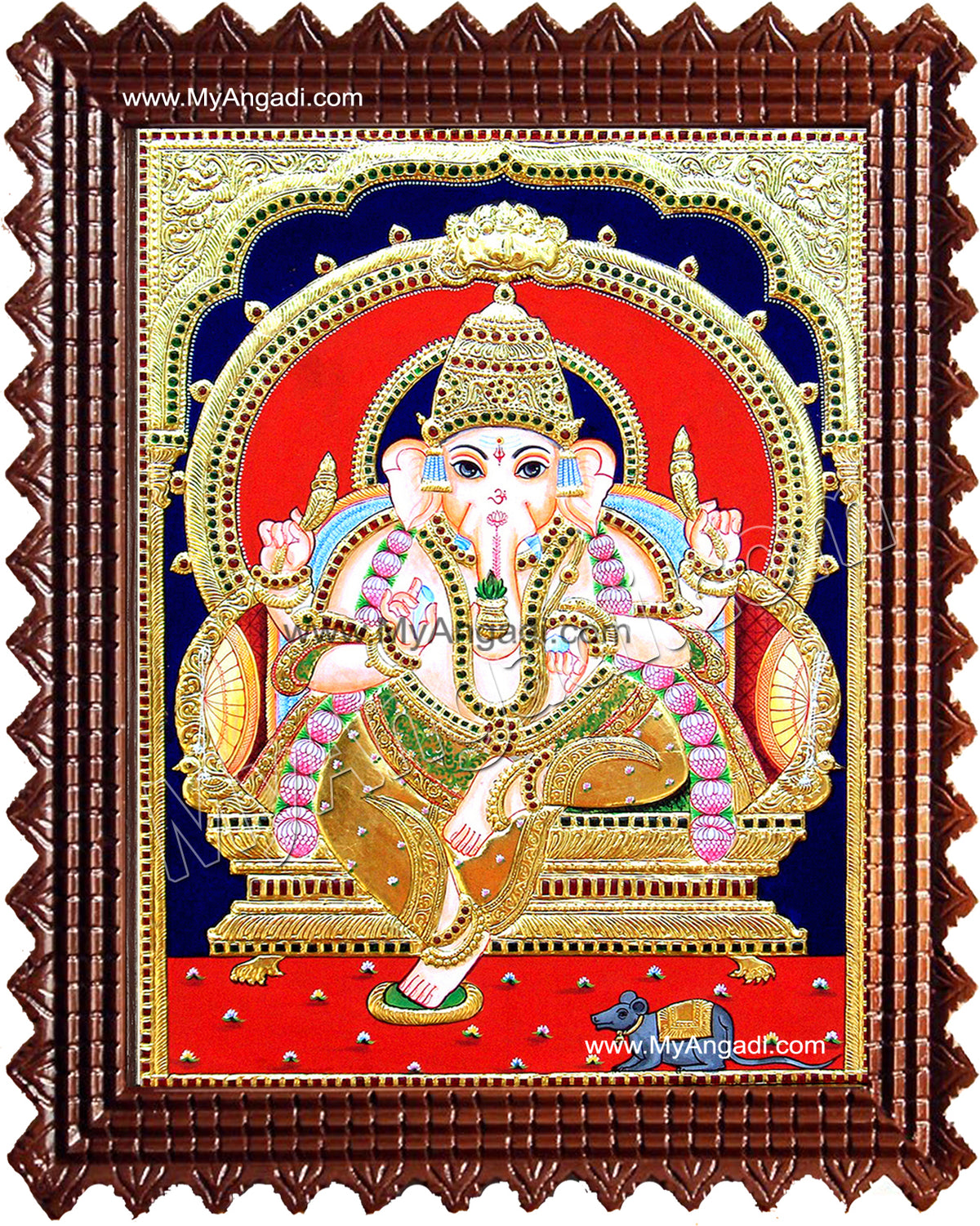Ganesha Tanjore Painting