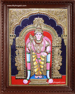 Murugan Raja Alankaram Tanjore Painting
