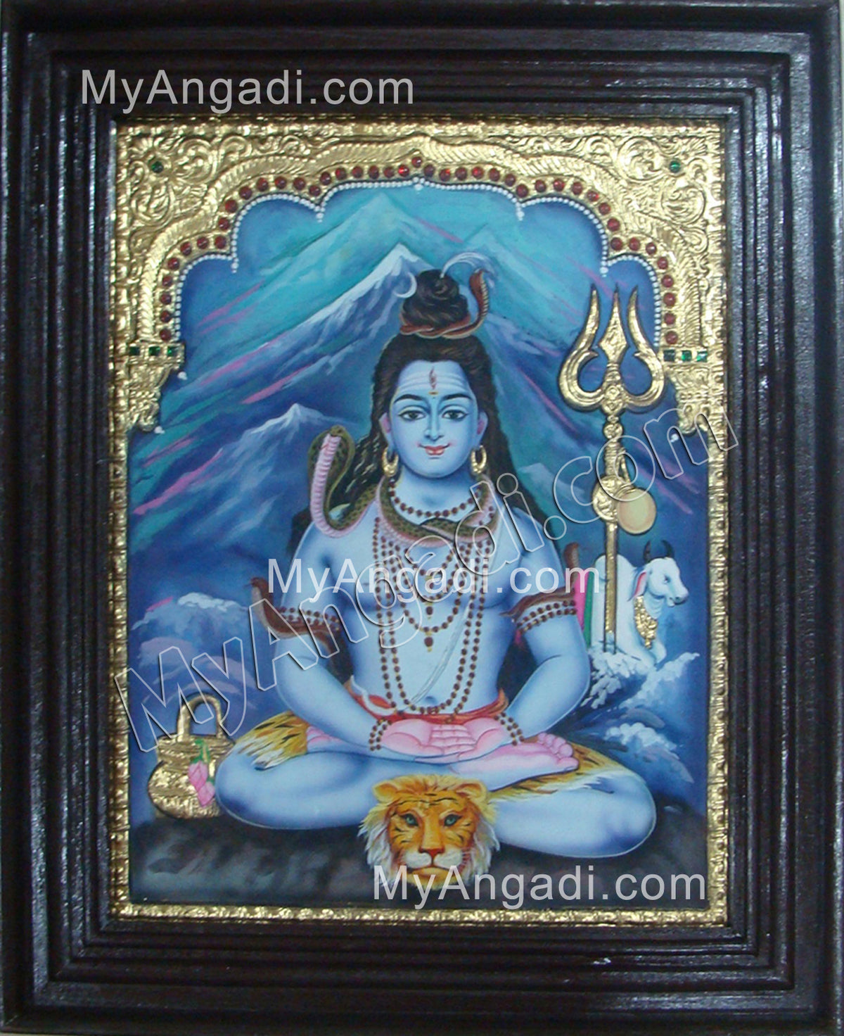 Lord Shiva Tanjore Painting