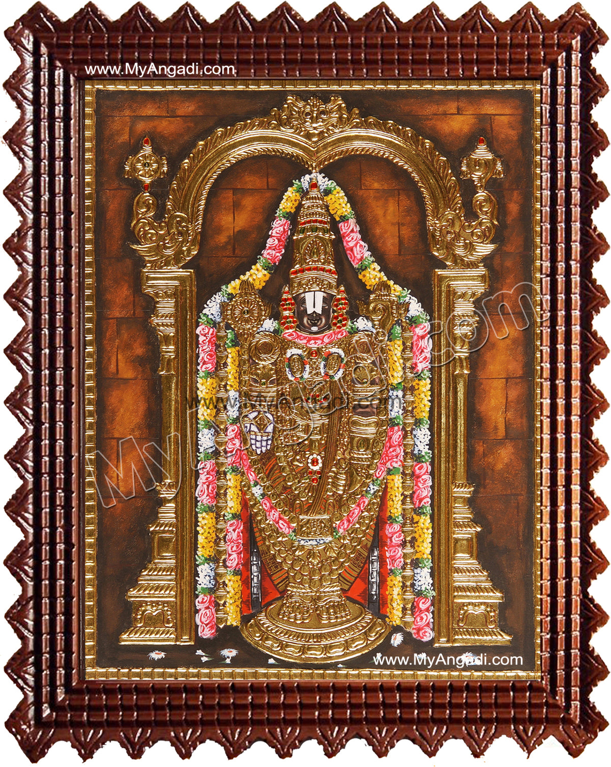 Thirupathi Balaji Tanjore Painting