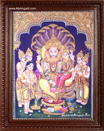 Lakshmi Narasimhar Tanjore Painting