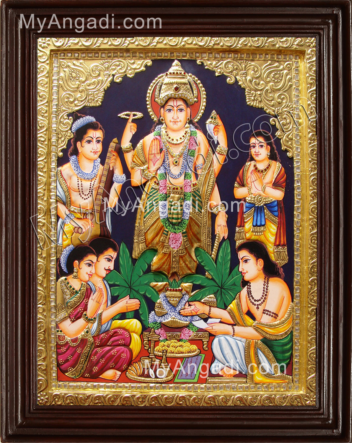 Sathya Narayanan Tanjore Painting
