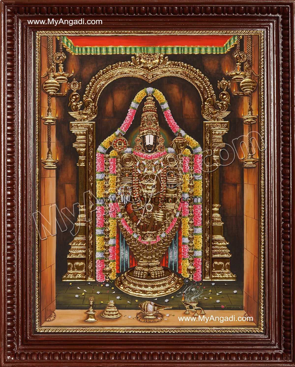 Thirupathi Balaji Tanjore Painting