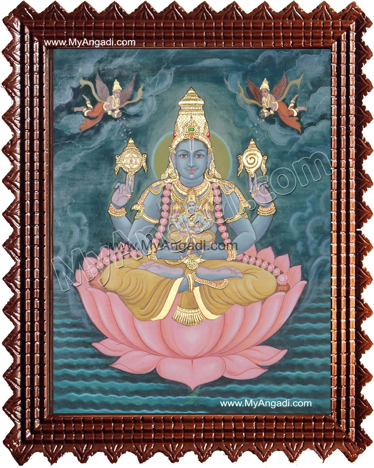 Dhanwantri Tanjore Painting