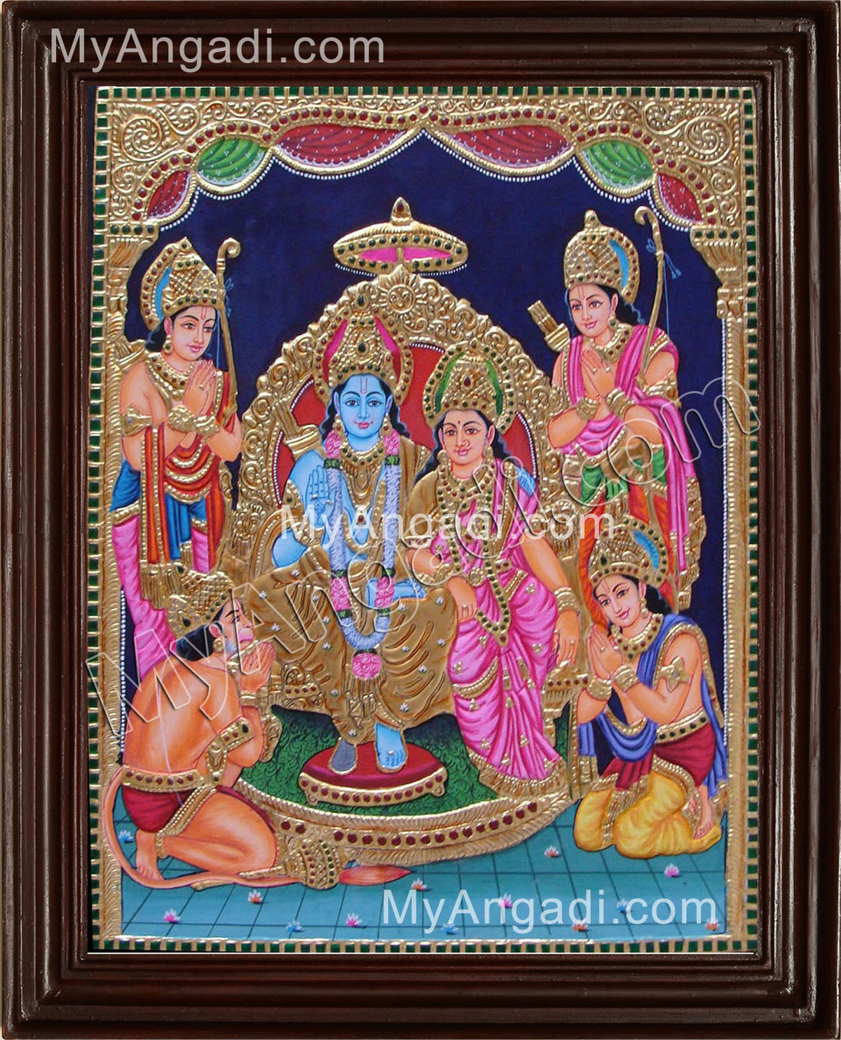 Ramar Durbar Tanjore Painting