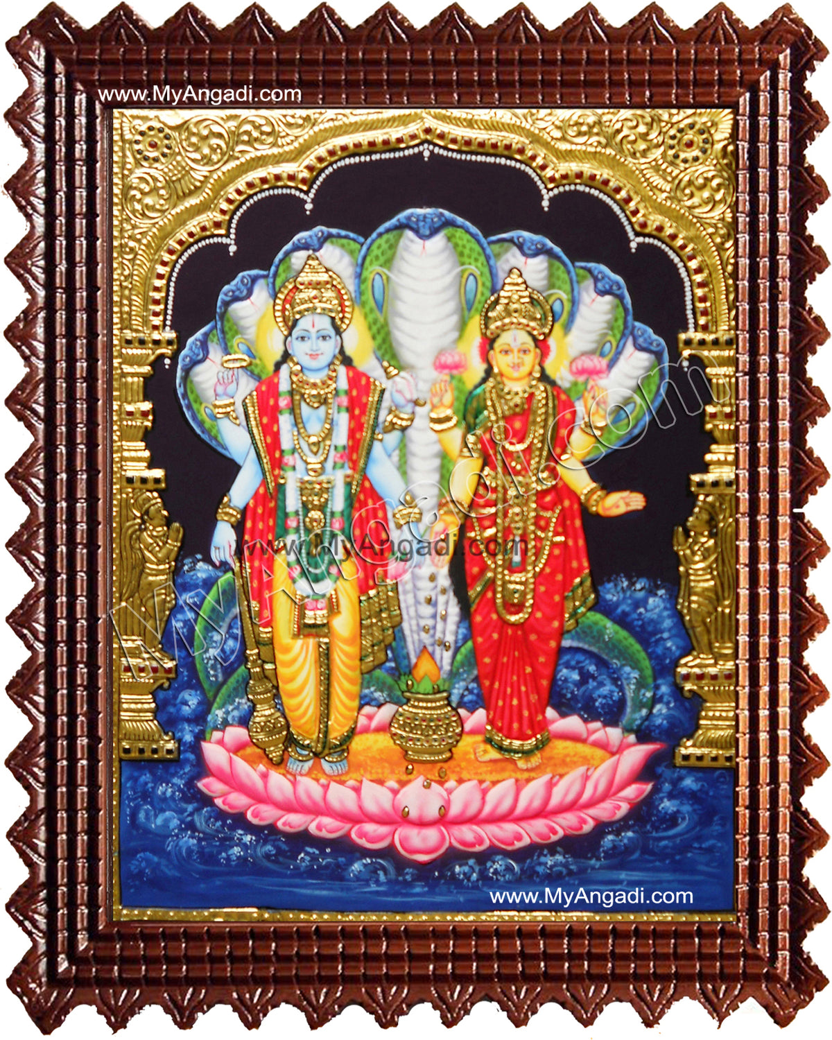 Lakshmi Narayanan Tanjore Painting
