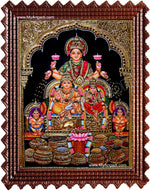 Kubera Lakshmi Tanjore Painting