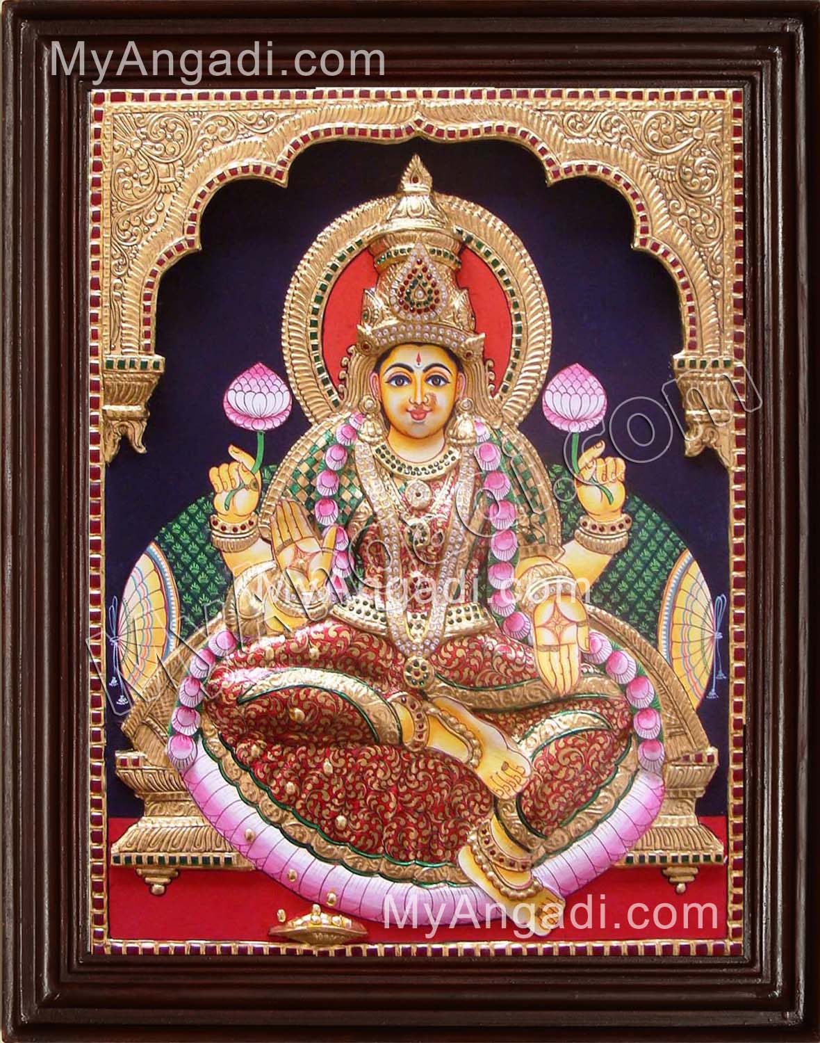 Iswarya Lakshmi Tanjore Painting