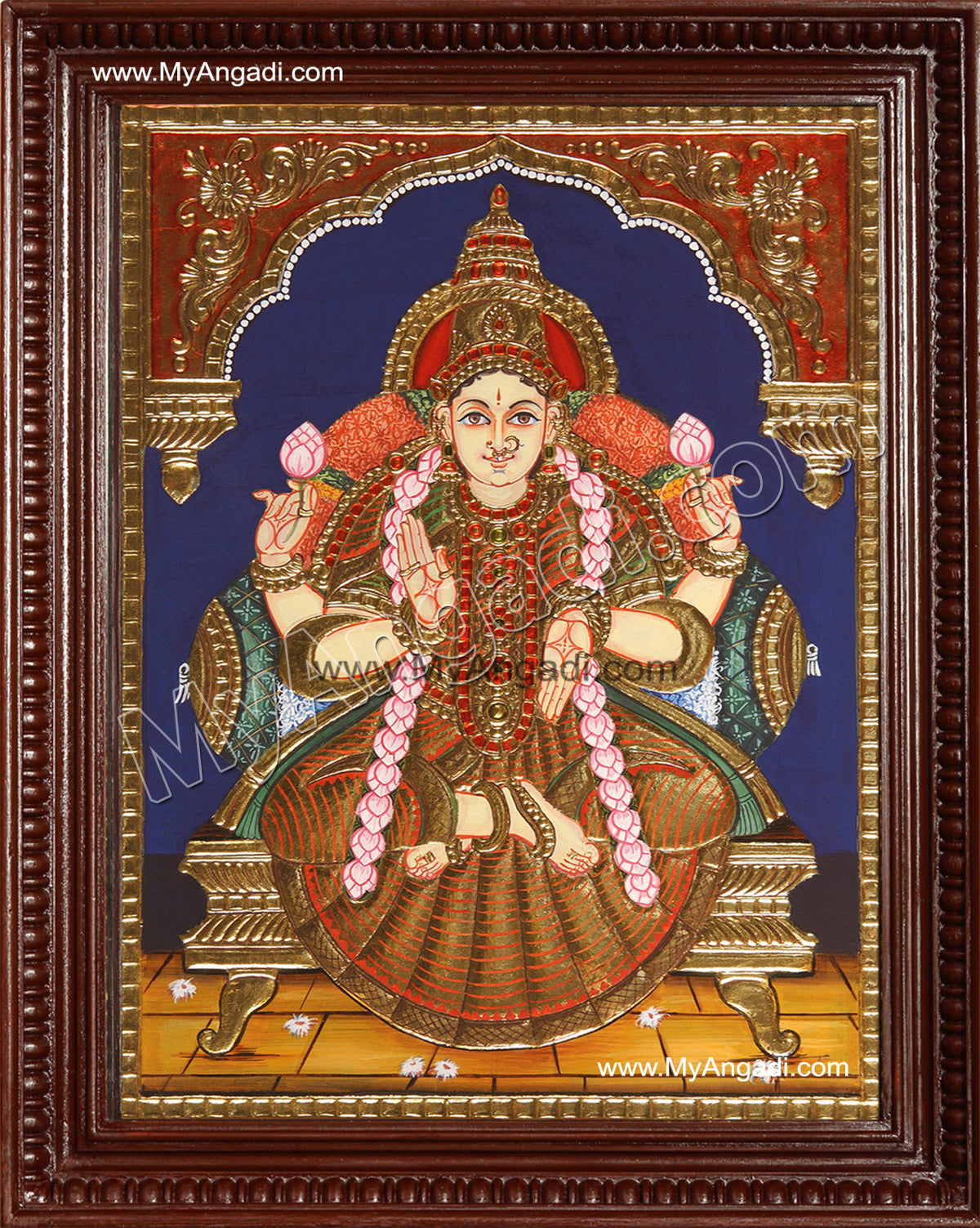 Iswarya Lakshmi Tanjore Painting