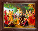 Radha Krishna with Gobiyar Tanjore Painting