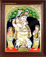 Vittobha Krishna Tanjore Painting
