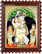 Vittobha Krishna Tanjore Painting