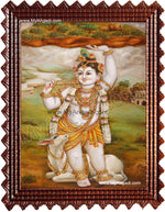 Govardhana Krishna Tanjore Painting