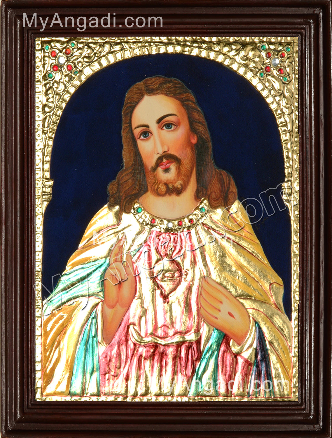Jesus Tanjore Painting