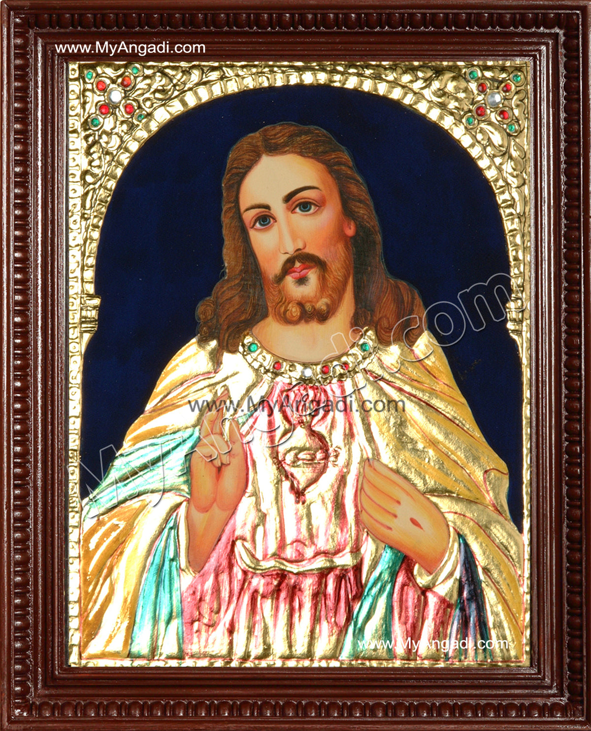 Jesus Tanjore Painting