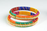 Multi Colour Silk Thread Bangle