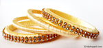 Ivory Colour Silk Thread Bangles