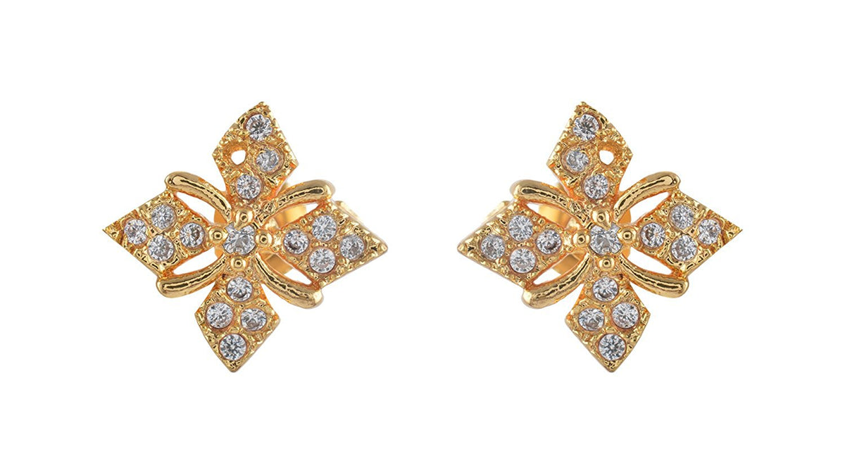 White Stone Stud