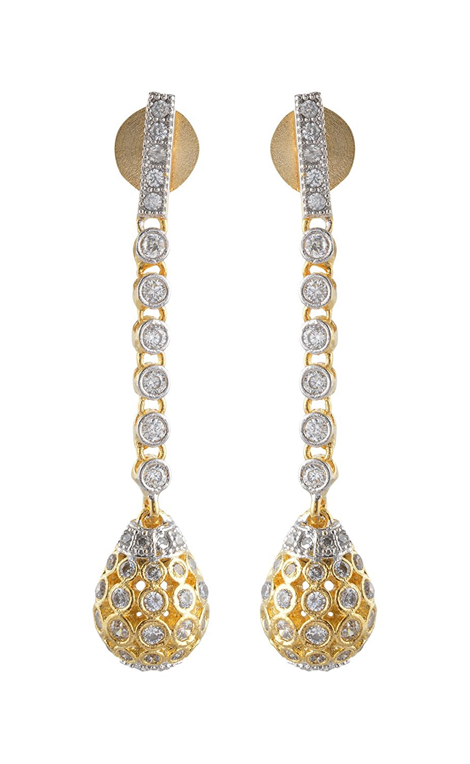 AD Stone Dangles- Earring