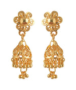 Gold Imitation Jumukka Earring