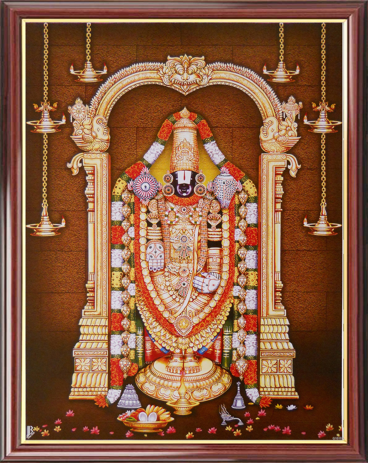 Lord Thirupathi Balaji Photo Frame Big