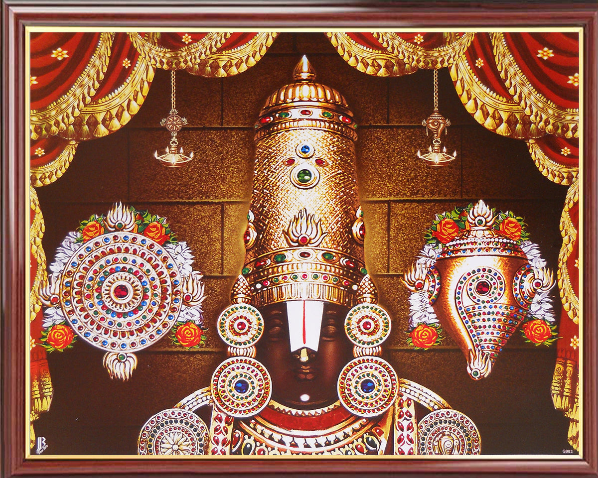 LordThirupathi Balaji Face Photo Frame Big