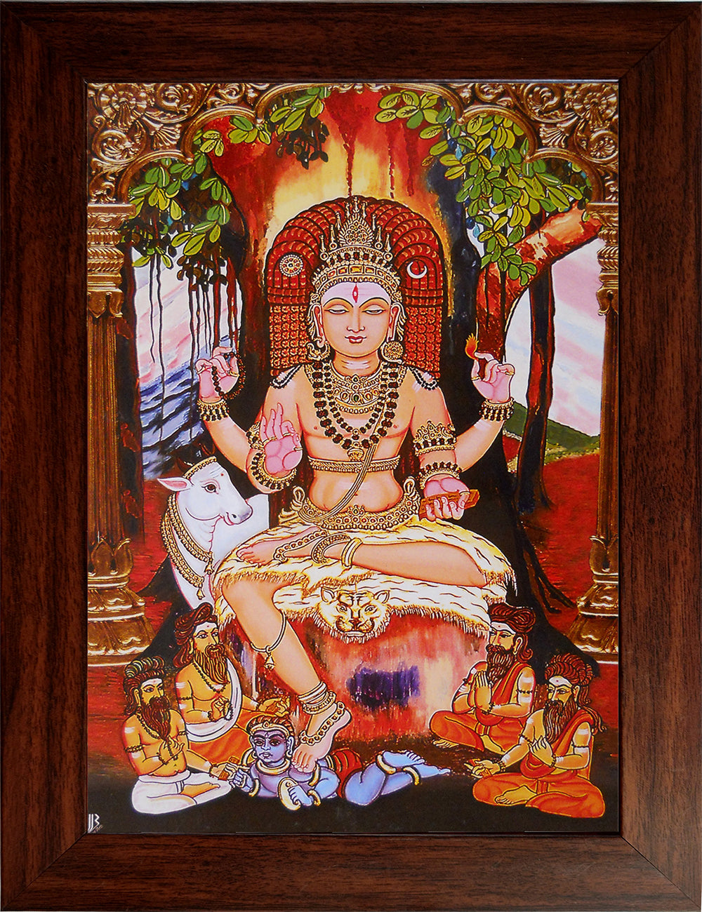LordDakshinamoorthy Wooden Photo Frame