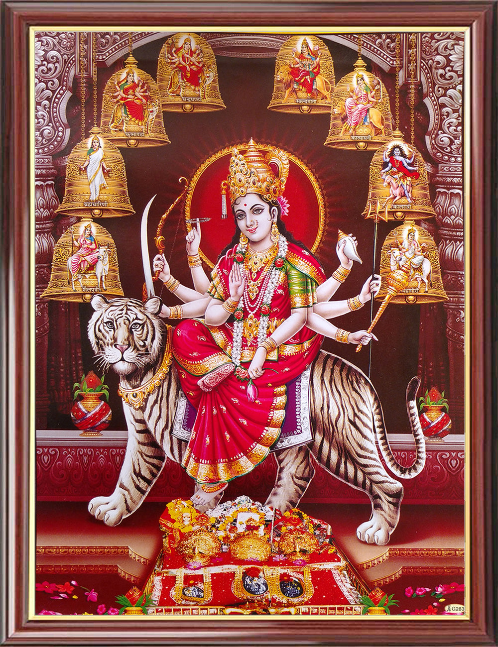 Goddess Durga Photo Frame