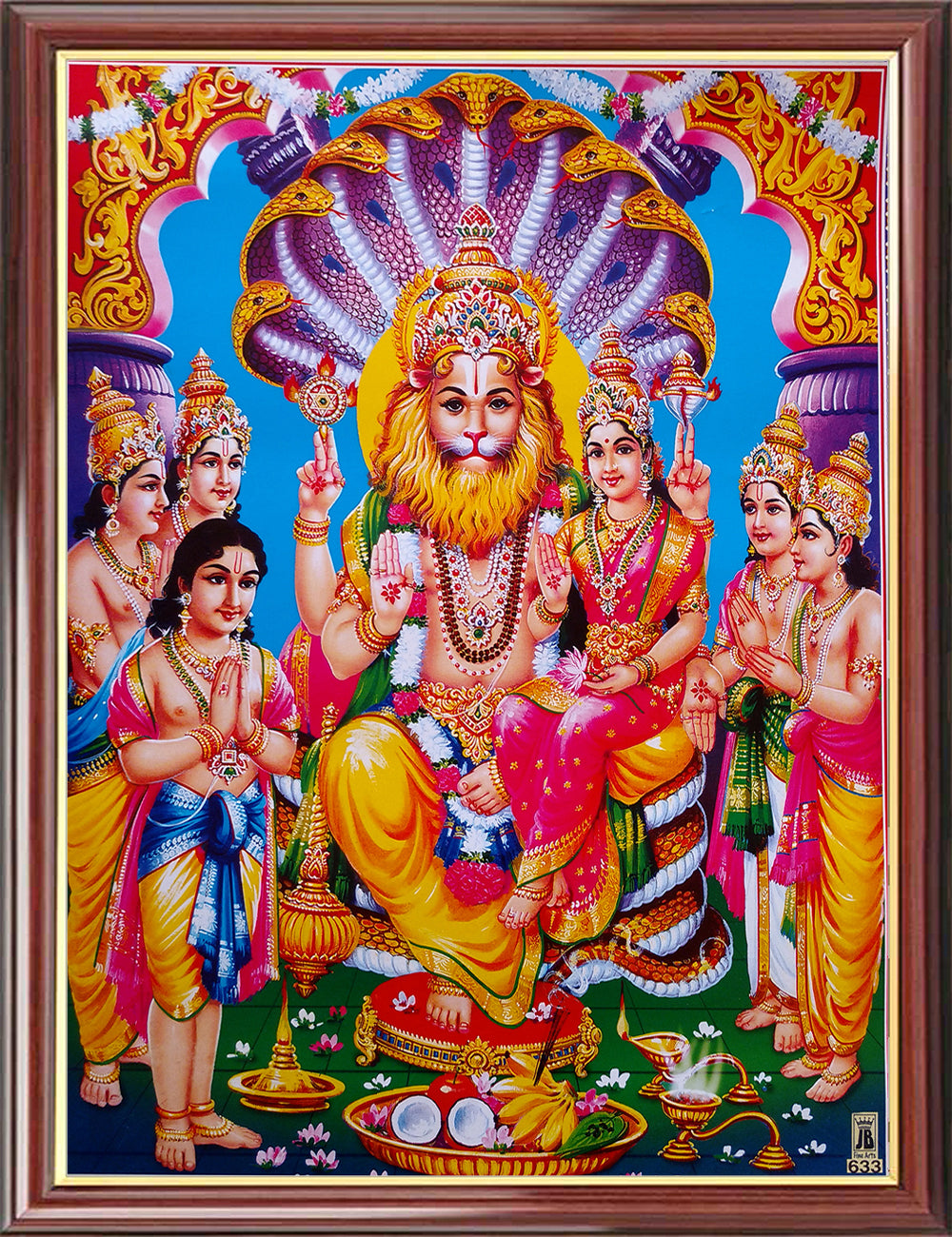Lakshmi Narasimhar Photo Frame