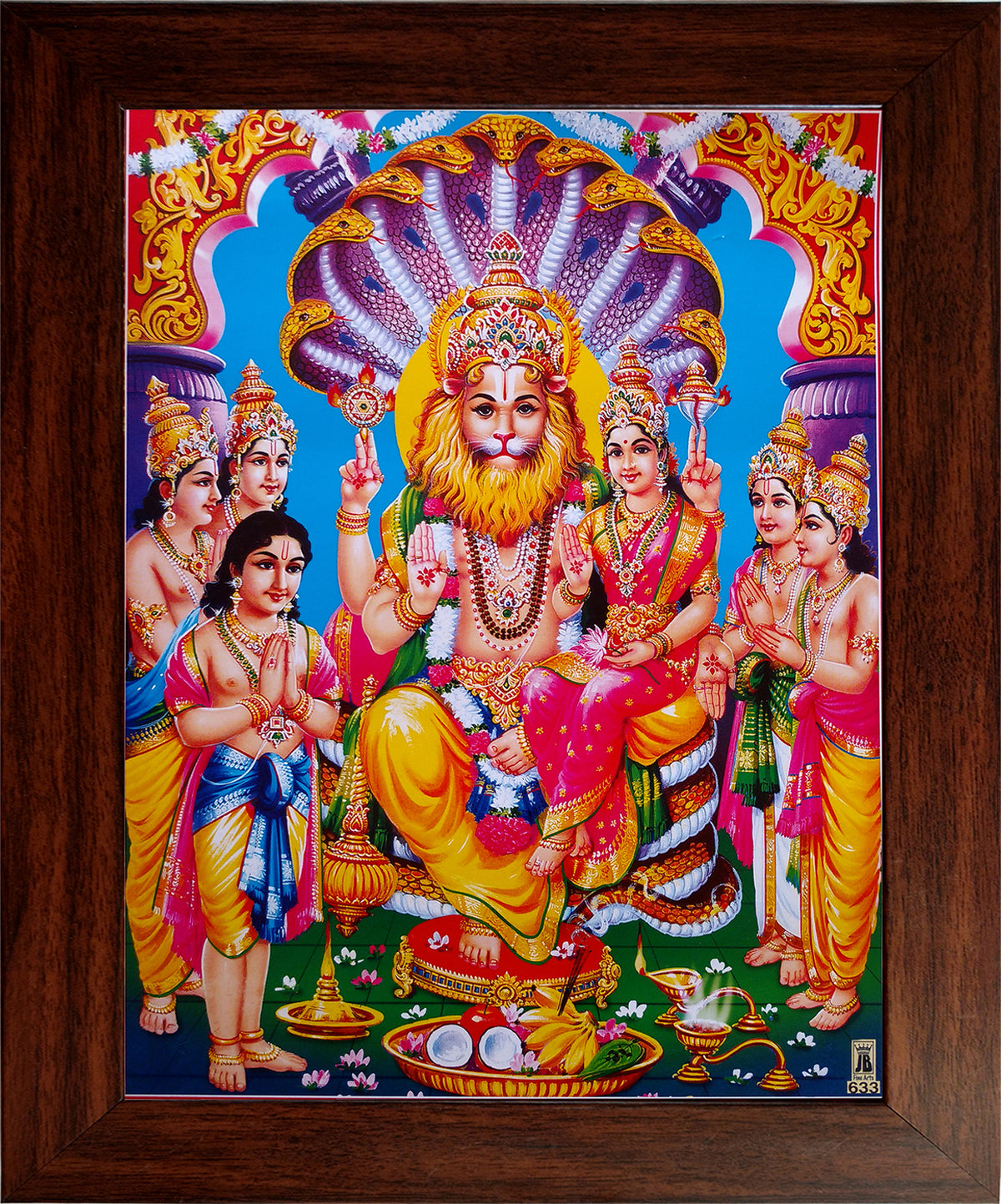 Lakshmi Narasimhar Photo Frame