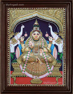Lakshmi Double Emboss Tanjore Painting