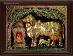 Komatha Double Emboss Tanjore Painting