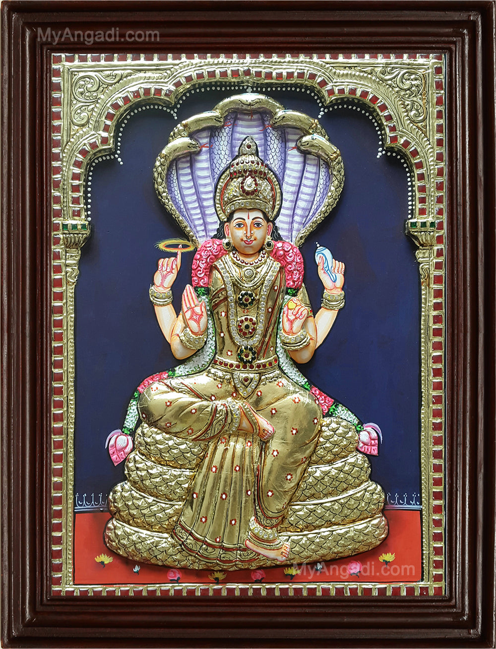 Renuga Devi 3D Tanjore Painting